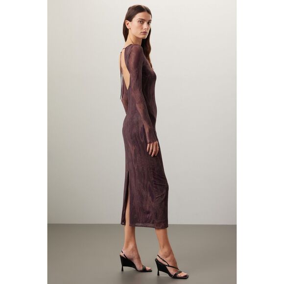 Louna Mesh Overlay Dress - Picture 3 of 11